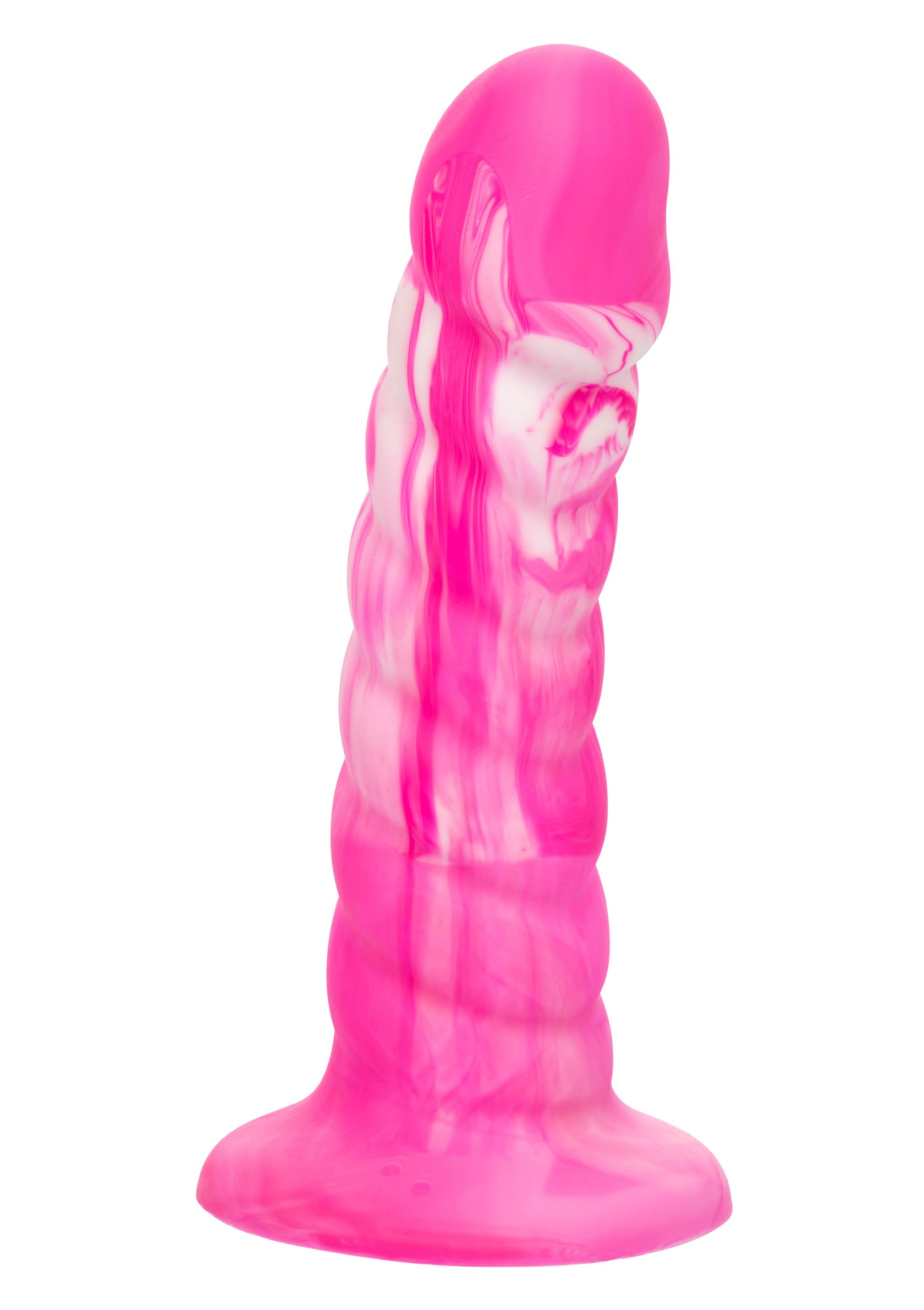 Dildo Twisted Ribbed - Roze